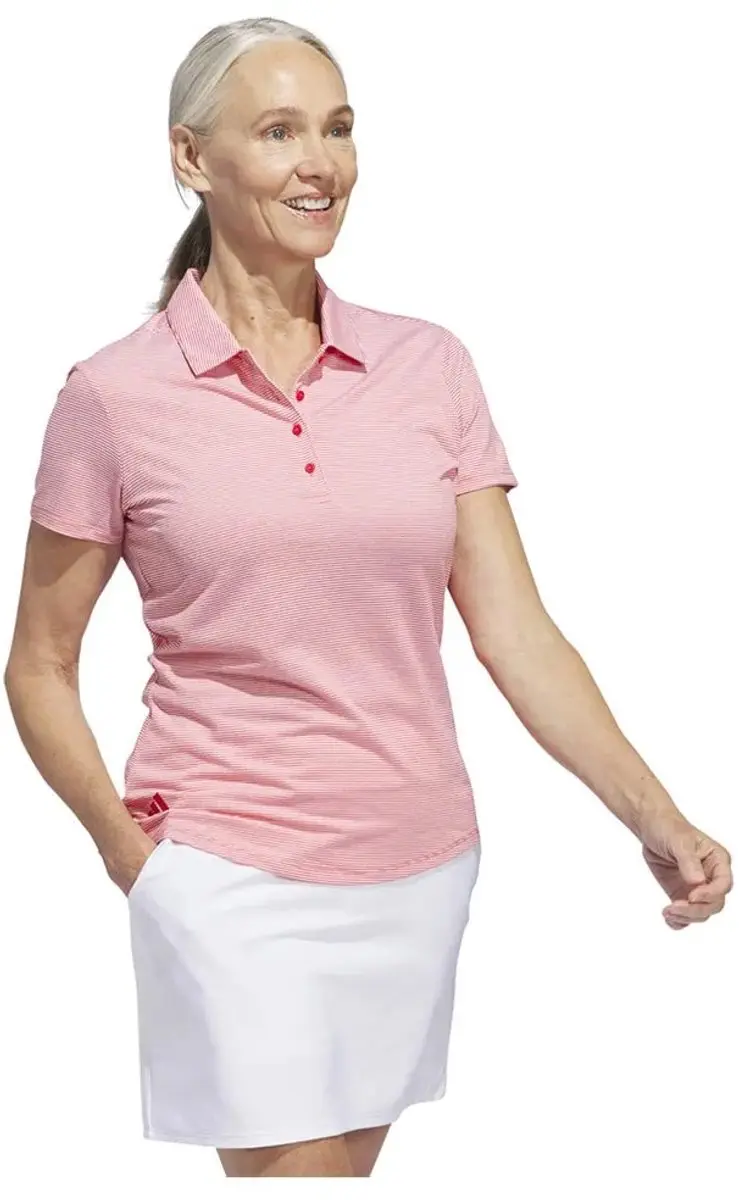Adidas Ottoman Poloshirt Dames - M - Collegiate Red - afbeelding 6 van 6