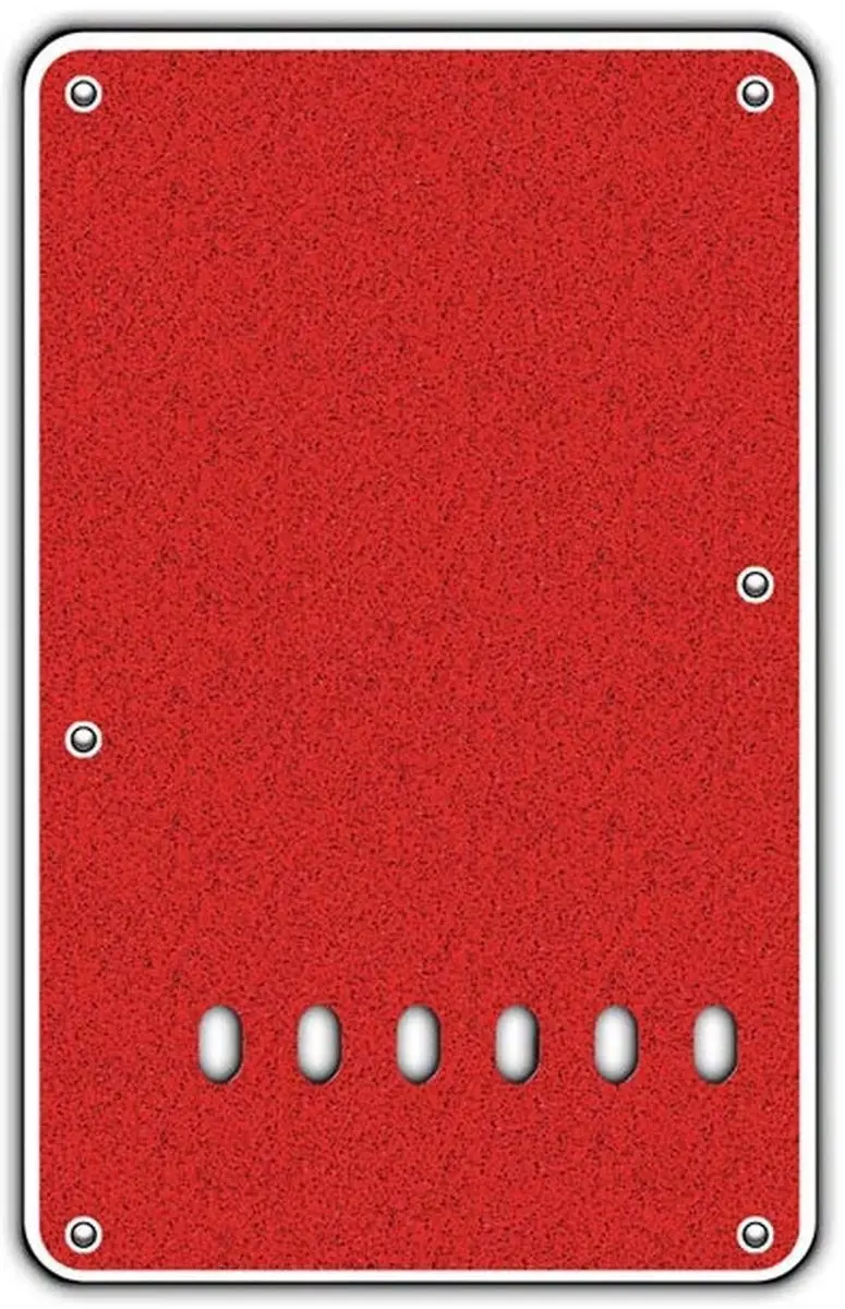 Boston BP-213-SRD Backplate - 11,2mm String Spacing - 86x138mm - Rood - afbeelding 2 van 2