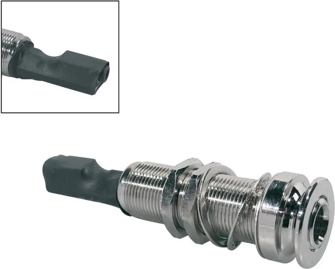 Boston EPJ-5525-N Eindknop Jack 2,5mm naar 6,3mm