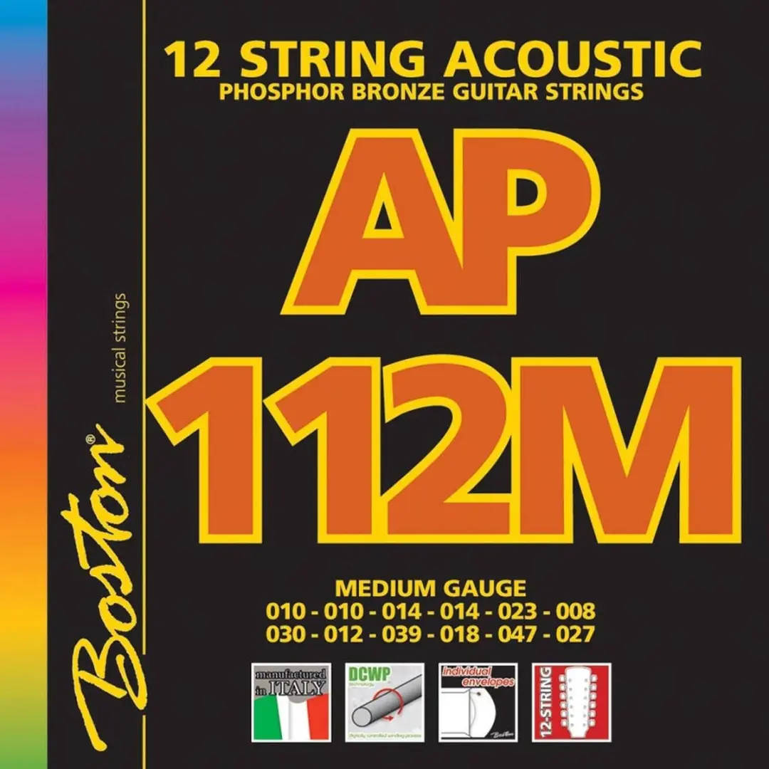Boston AP-112-M Snaren 12-snaar Phosphor Bronze Medium
