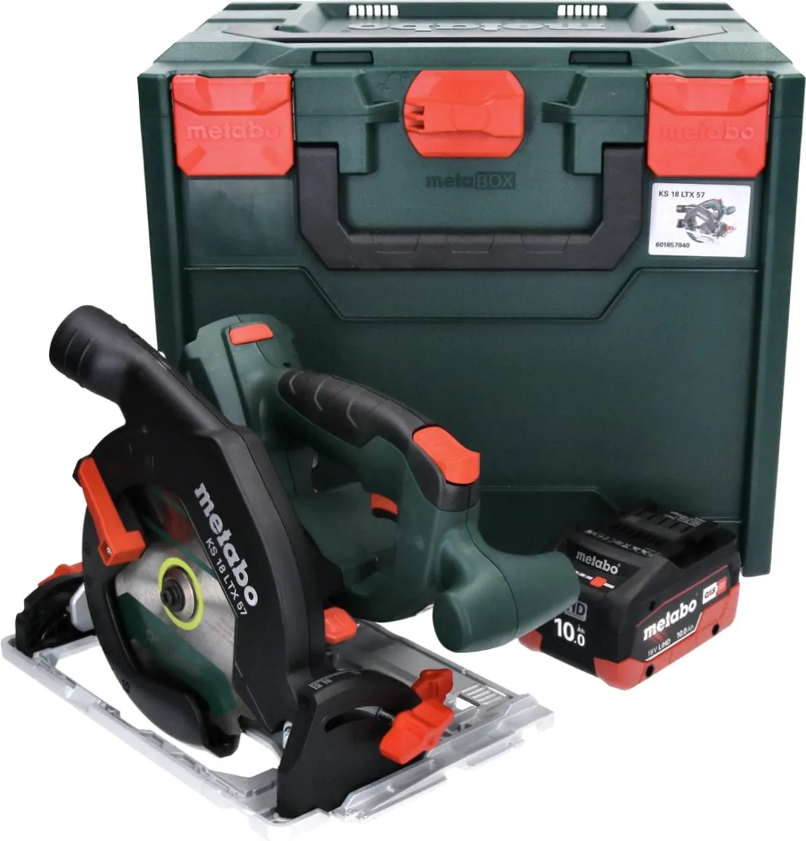 Metabo KS 18 LTX 57 Accu-handcirkelzaag 165mm - 10,0 Ah