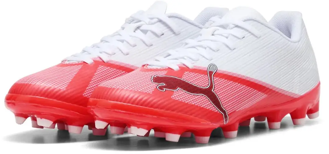 PUMA Ultra 7 Play Ag Voetbalschoenen - Rood/Wit - 41