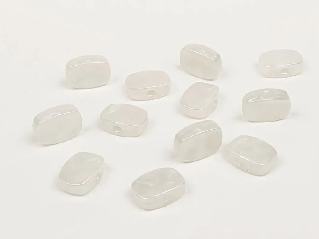 Boston BUT-05 Mechaniekknoppen 19x13mm - 12 Stuks - Wit