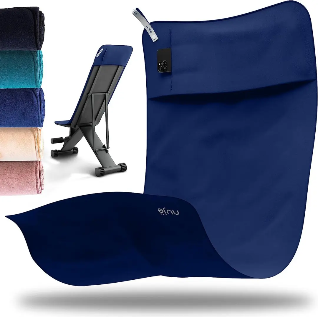 UNITE Fitnesshanddoek Extra Groot Donkerblauw