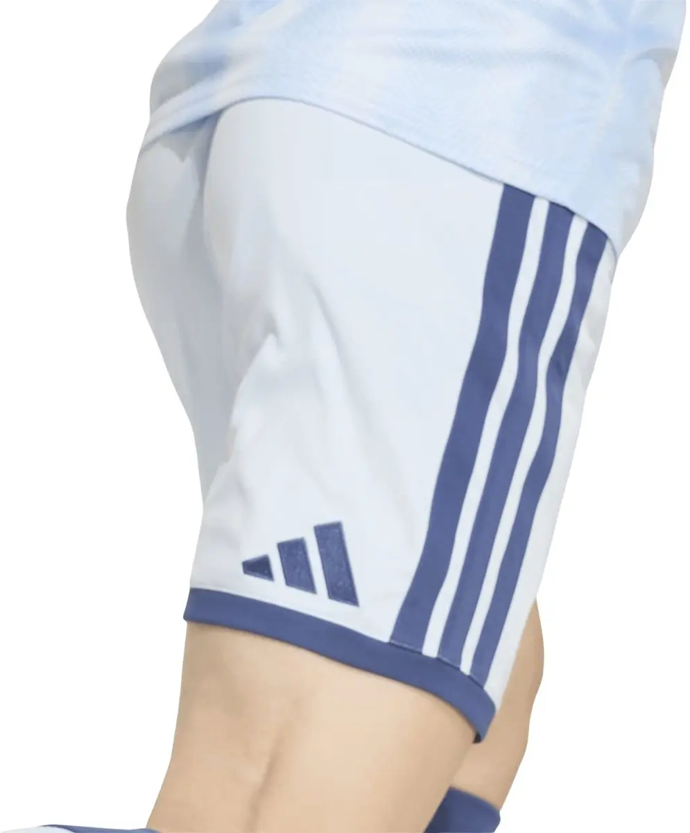 adidas Ajax Derde Short 26/27 Heren - Maat L - Lichtblauw/Donkerblauw