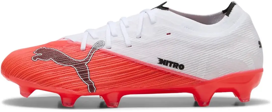 PUMA Ultra Nitro 7 Match FG/AG Sportschoenen 43 - Ultra Red/Black/White