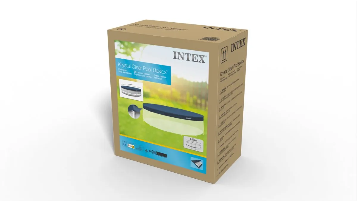 Intex Deluxe Afdekzeil 457cm - Donkerblauw