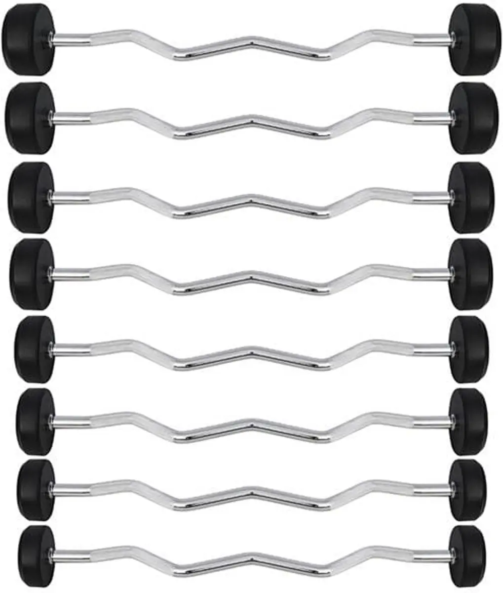 HMS GSL Serie Gekromde Stang 20KG - Chroom