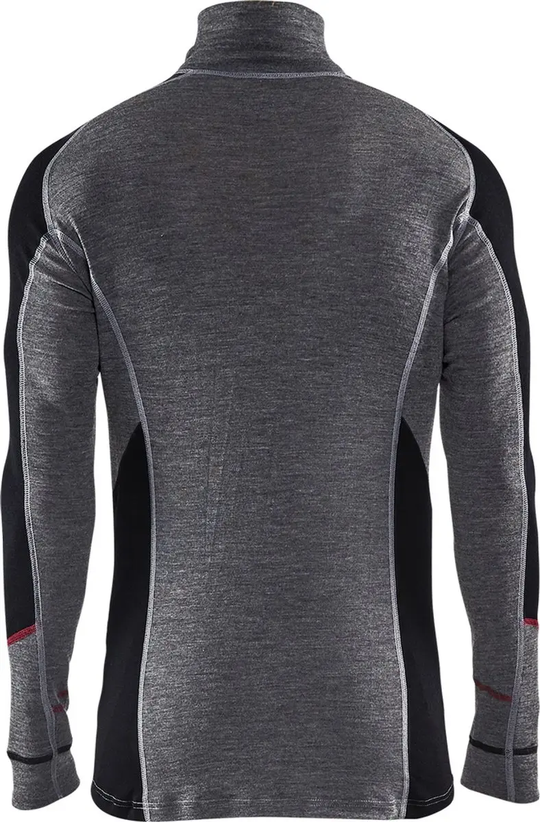 Blåkläder XWARM 4699-1736 Onderhemd Zip-Neck - 4XL Medium Grijs/Zwart