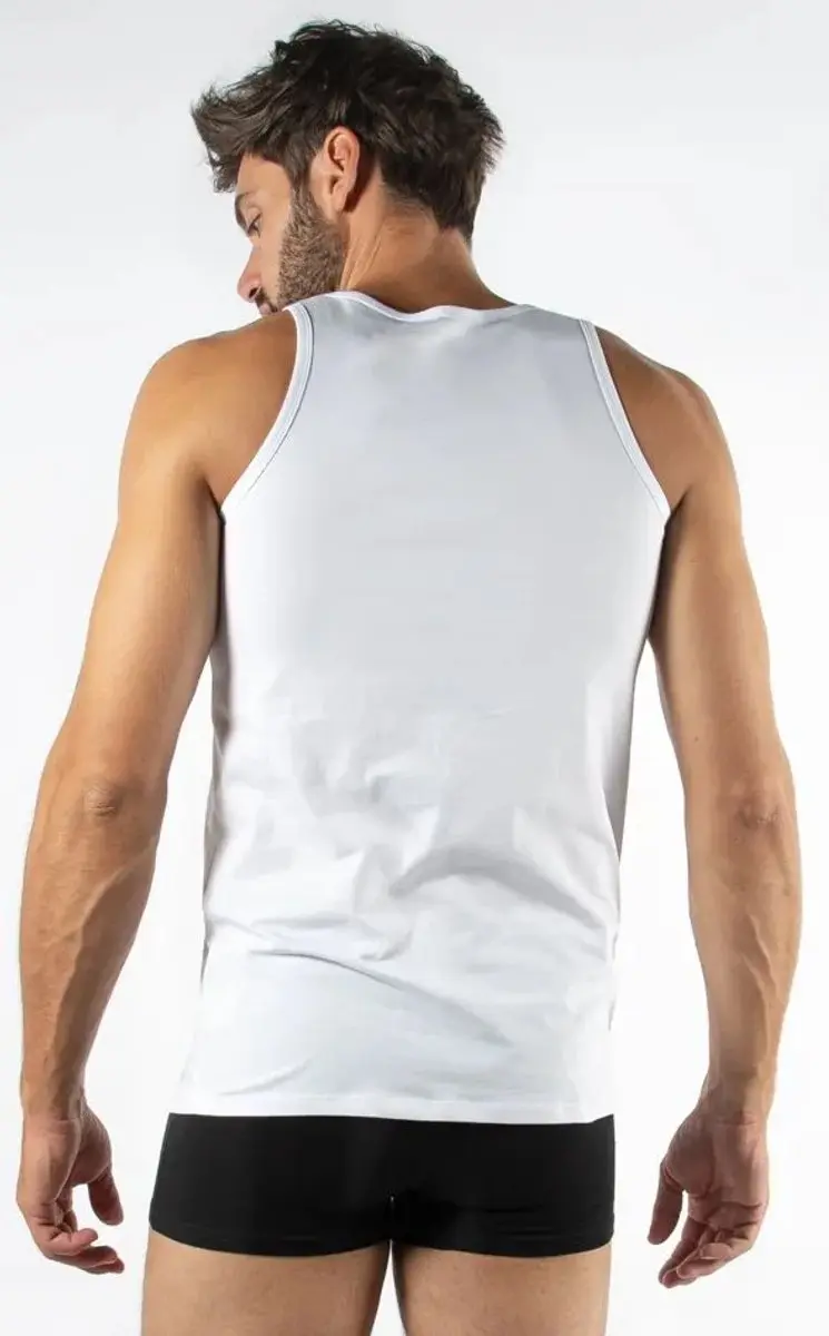 Fila Heren Tanktop - Wit - Maat L