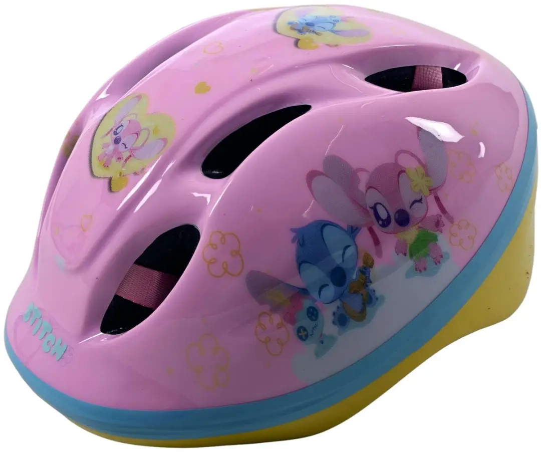 Volare Disney Stitch Fietshelm 52-56cm - Roze