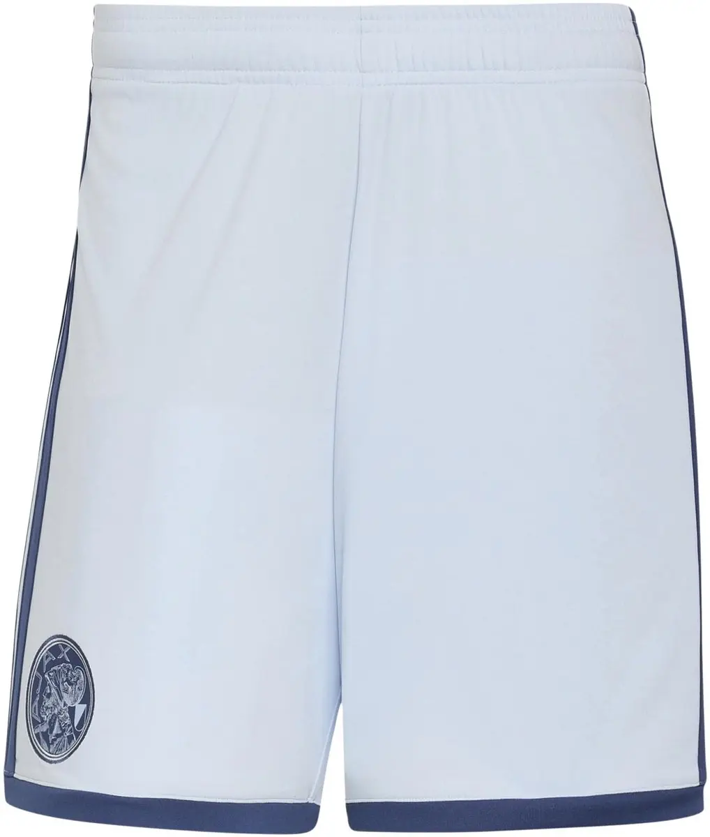 adidas Ajax Derde Short 26/27 Heren S - Lichtblauw/Donkerblauw