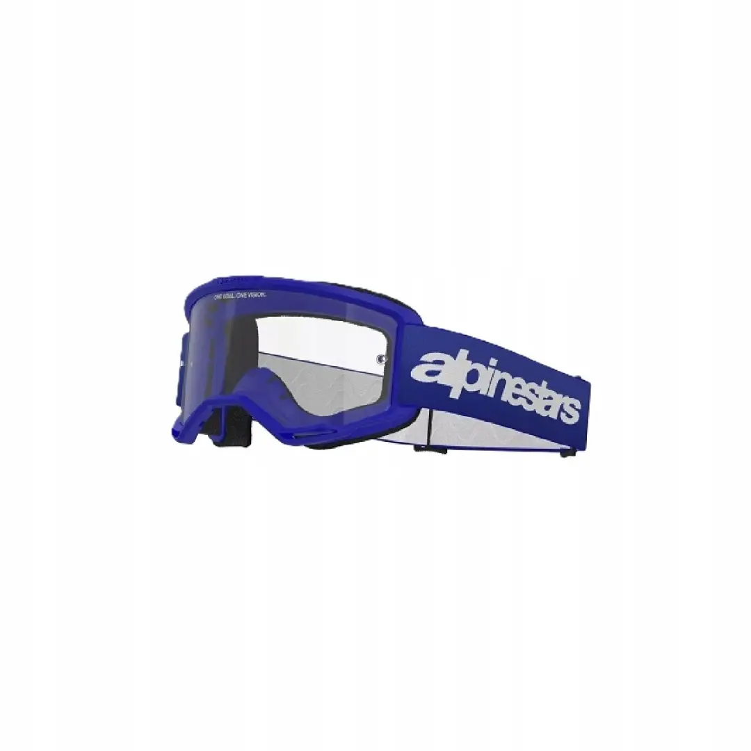 Alpinestars Vision 3 Cross Goggles - Blauw Helder Vizier