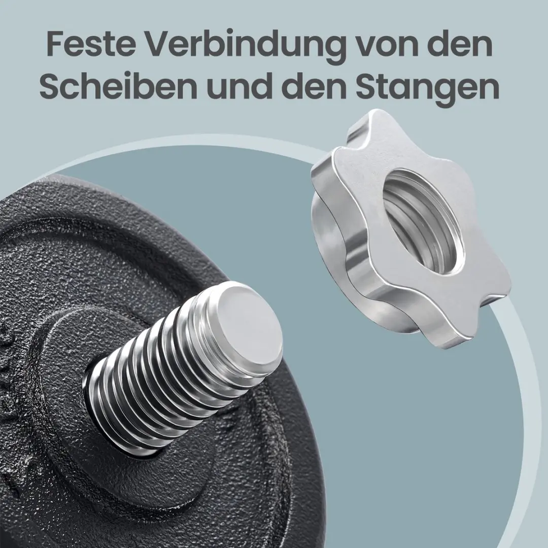 Songmics Halters 2x10kg Gietijzer - Zwart - afbeelding 6 van 6