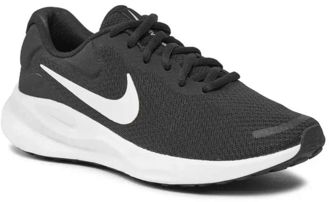 Nike Revolution 7 Sportschoenen 44 - Zwart/Wit