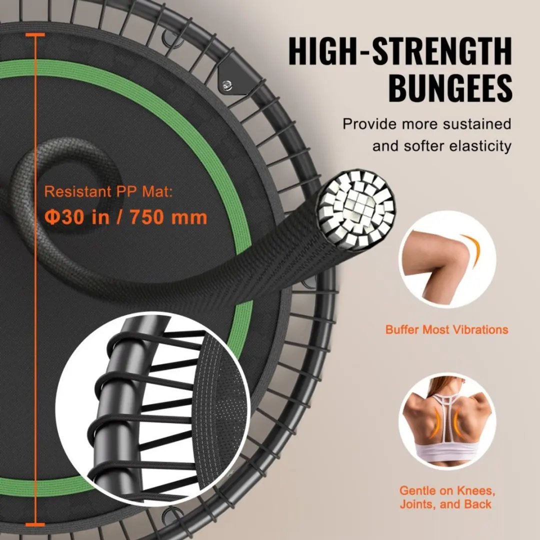 Mini Trampoline TX-B6232C-40in+C - 102cm - 150kg - Opvouwbaar
