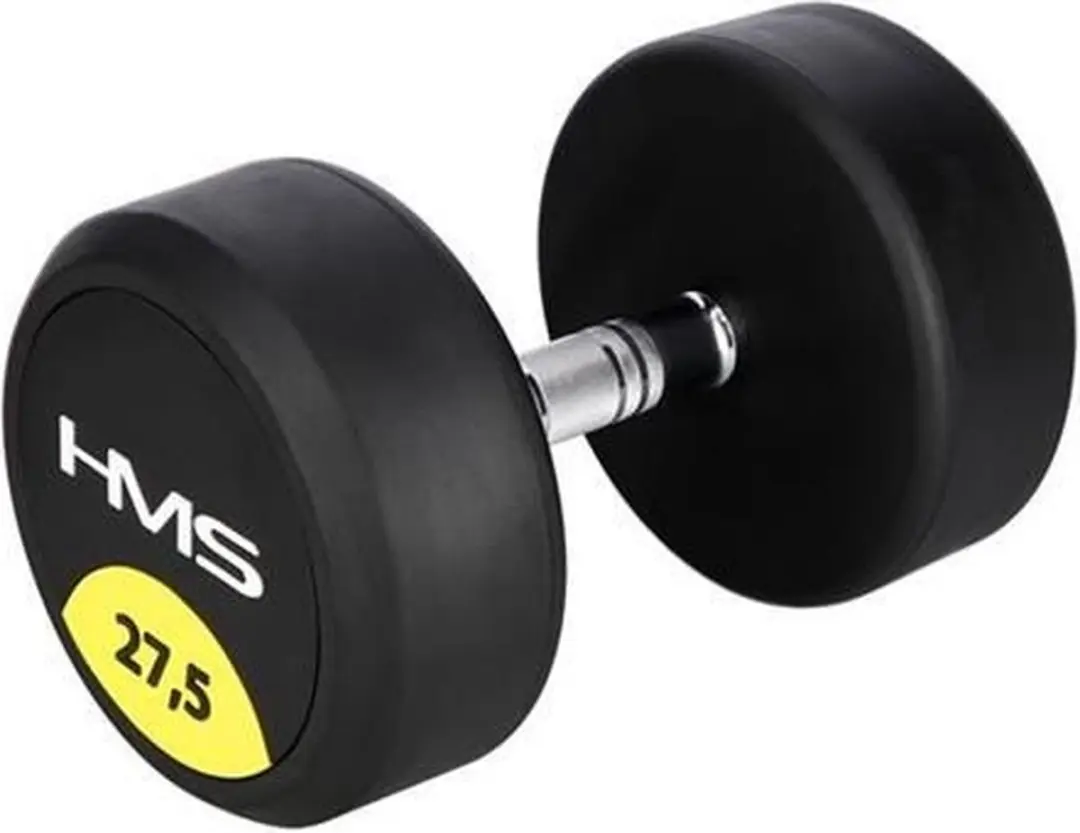 HMS HG PRO Rubber Dumbbell 27.5 kg