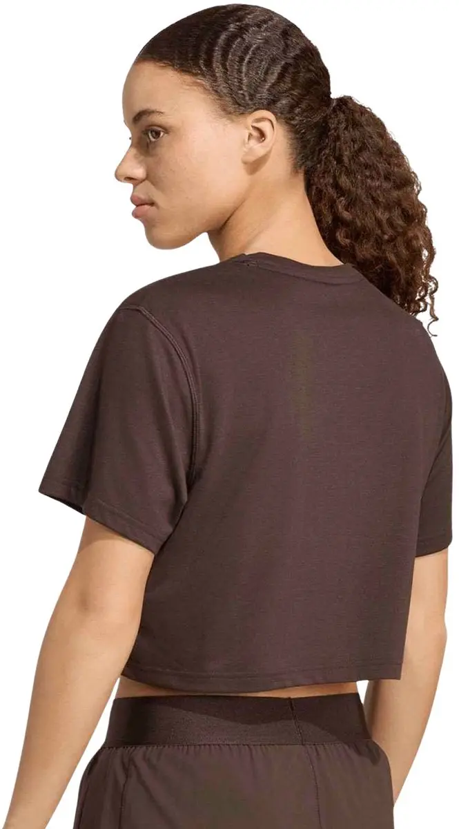 adidas Essentials Boxy Shirt Dames XS - Bruin