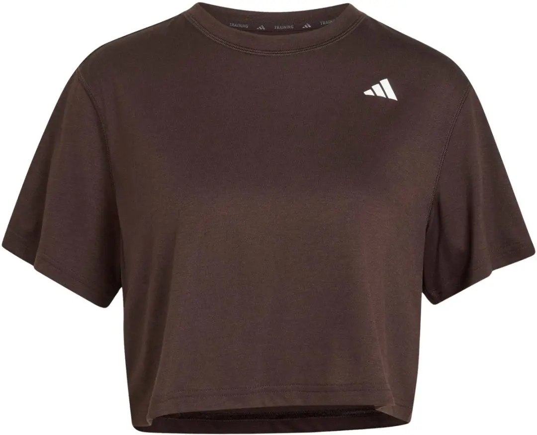 adidas Essentials Boxy Shirt Dames XS - Bruin
