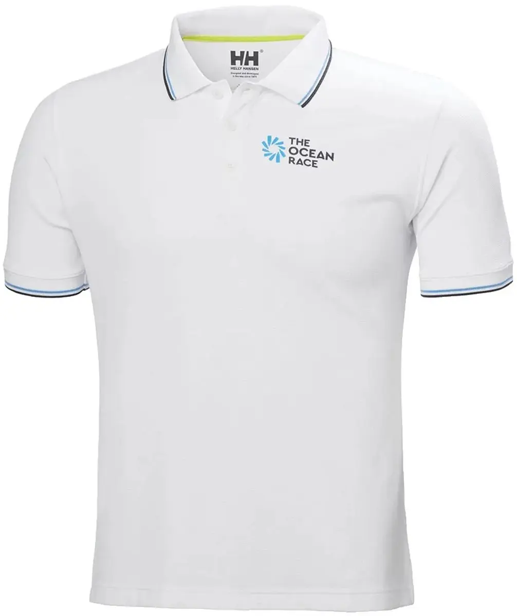 Helly Hansen The Ocean Race 2.0 Korte Mouw Poloshirt Wit XL Man