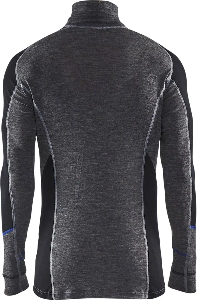 Blåkläder Merino Onderhemd 4899-1732 - S - Medium Grijs/Zwart