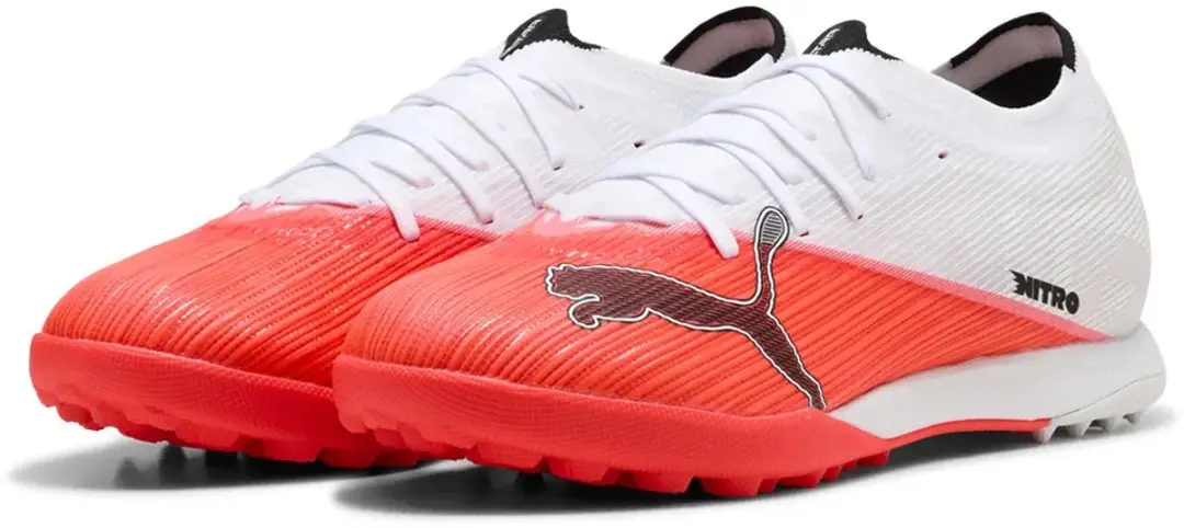 PUMA Ultra Nitro 7 Match TF Voetbalschoenen - Rood/Wit - 46.5