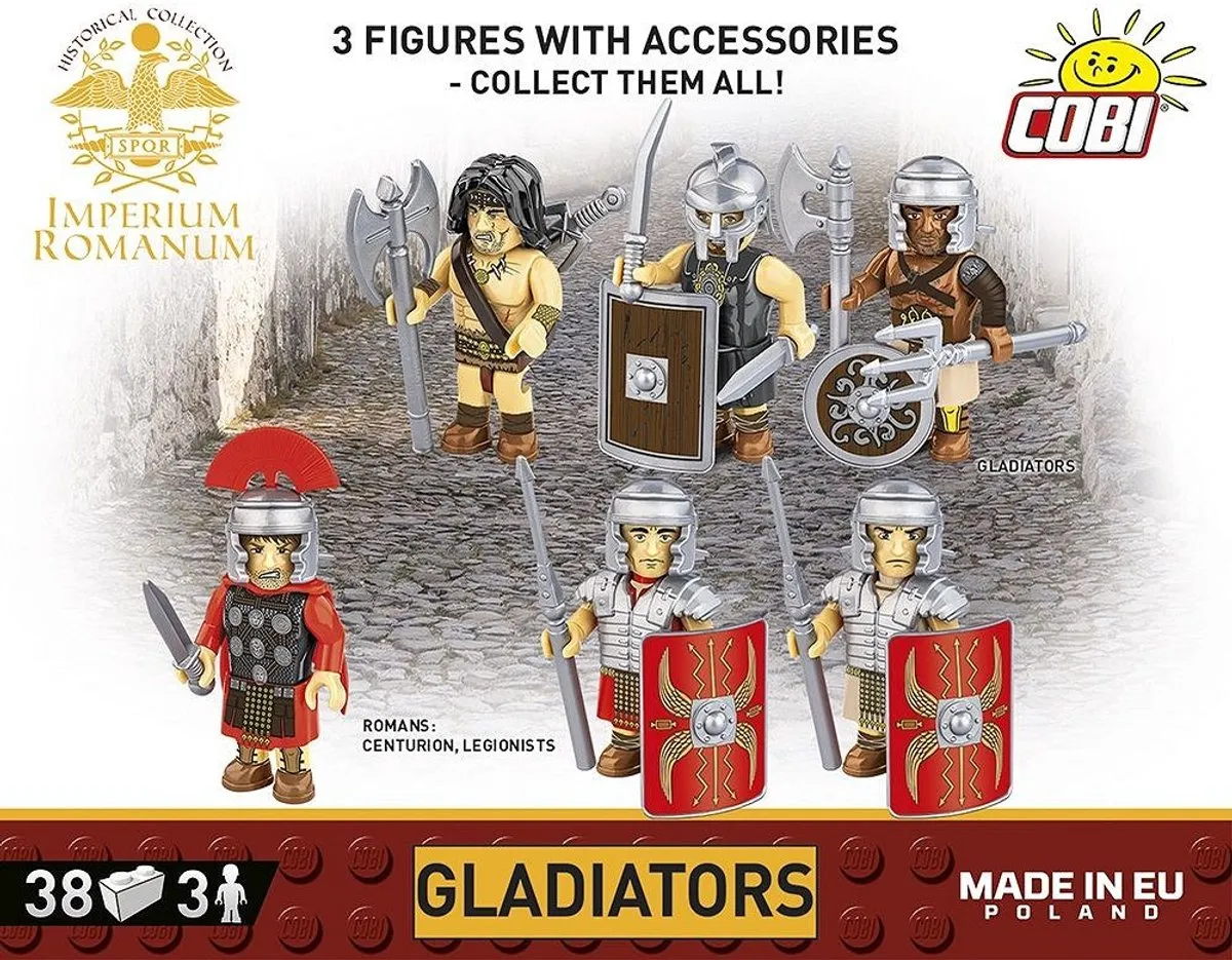 Cobi Gladiatoren COBI-20066 - 38 Onderdelen - Meerkleurig