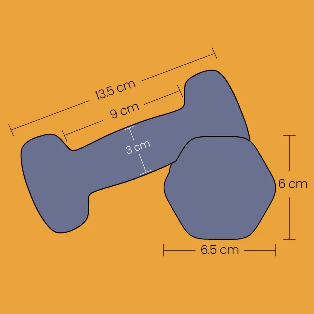 Songmics Halters 5 kg - Set van 2 Stuks - Blauw - afbeelding 6 van 6