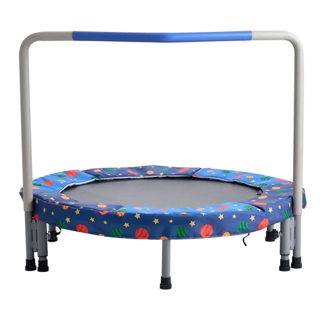 Salora Kindertrampoline 91,5cm Blauw - Opvouwbaar - afbeelding 5 van 6