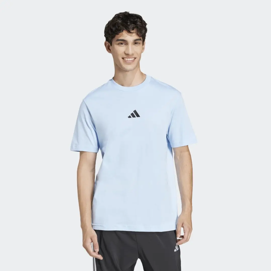 Adidas Heren T-shirt Blauw XXL