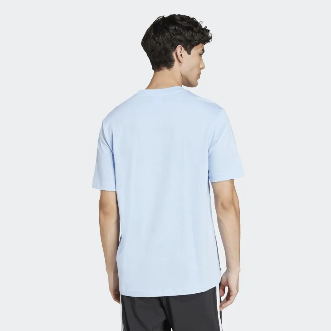 Adidas Heren T-shirt Blauw XXL