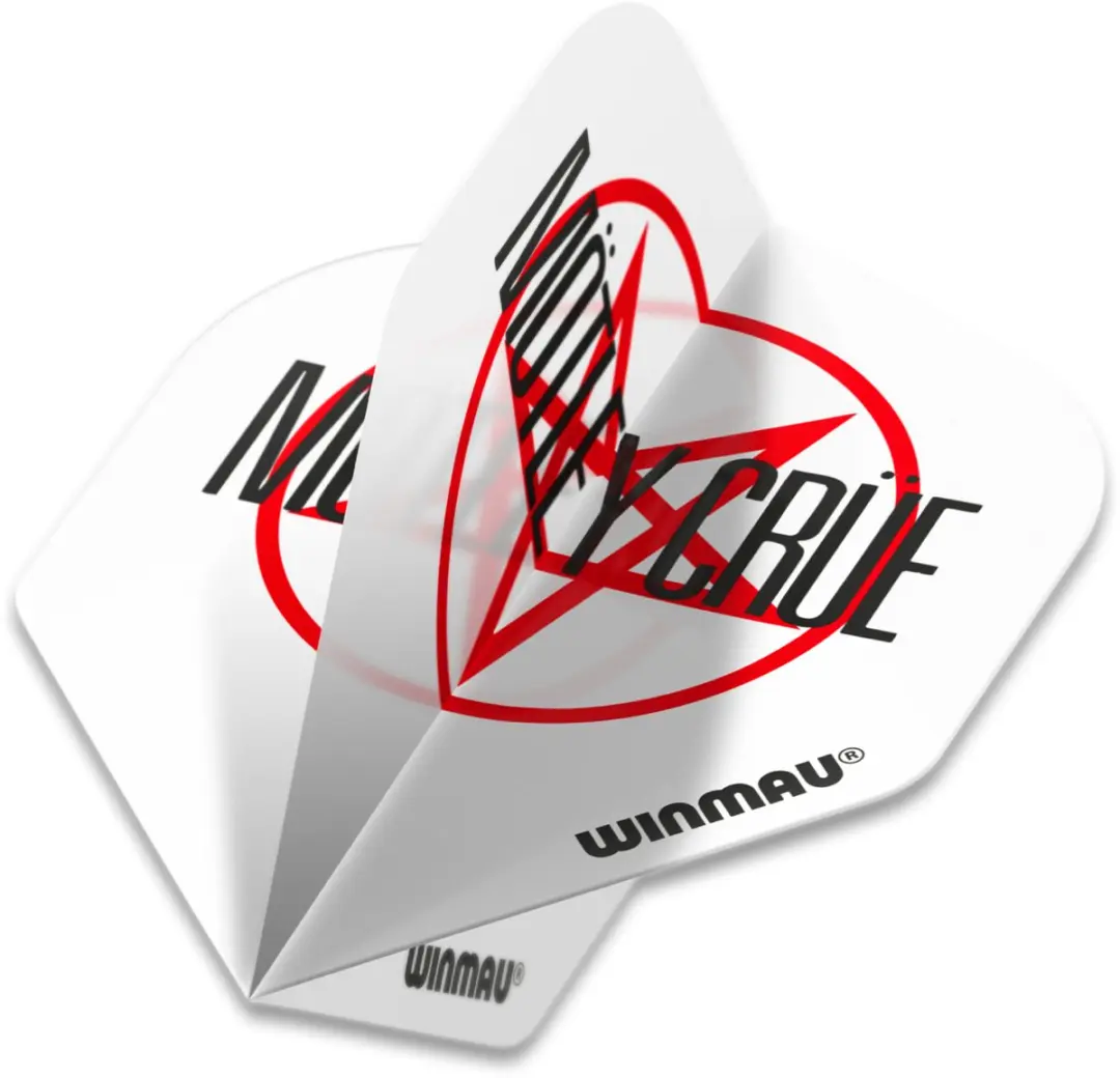 Winmau Rock Legends Motley Crue Dart Flights - 3 Stuks Wit