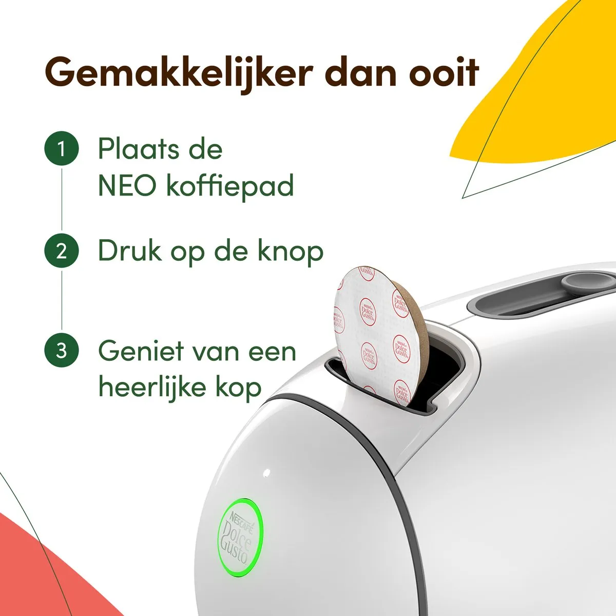 Krups Nescafé Dolce Gusto NEO YY5677 Koffiemachine - 1 Programma - 1L - Wit