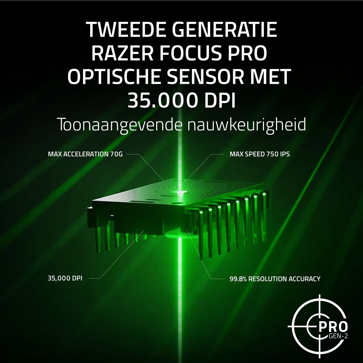 Razer Basilisk V3 Pro RZ01-05240100-R3G1 Draadloze Gaming Muis - 13 Knoppen - Zwart
