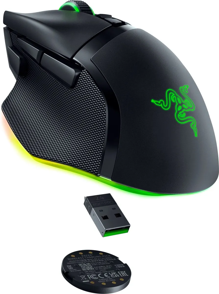 Razer Basilisk V3 Pro RZ01-05240100-R3G1 Draadloze Gaming Muis - 13 Knoppen - Zwart
