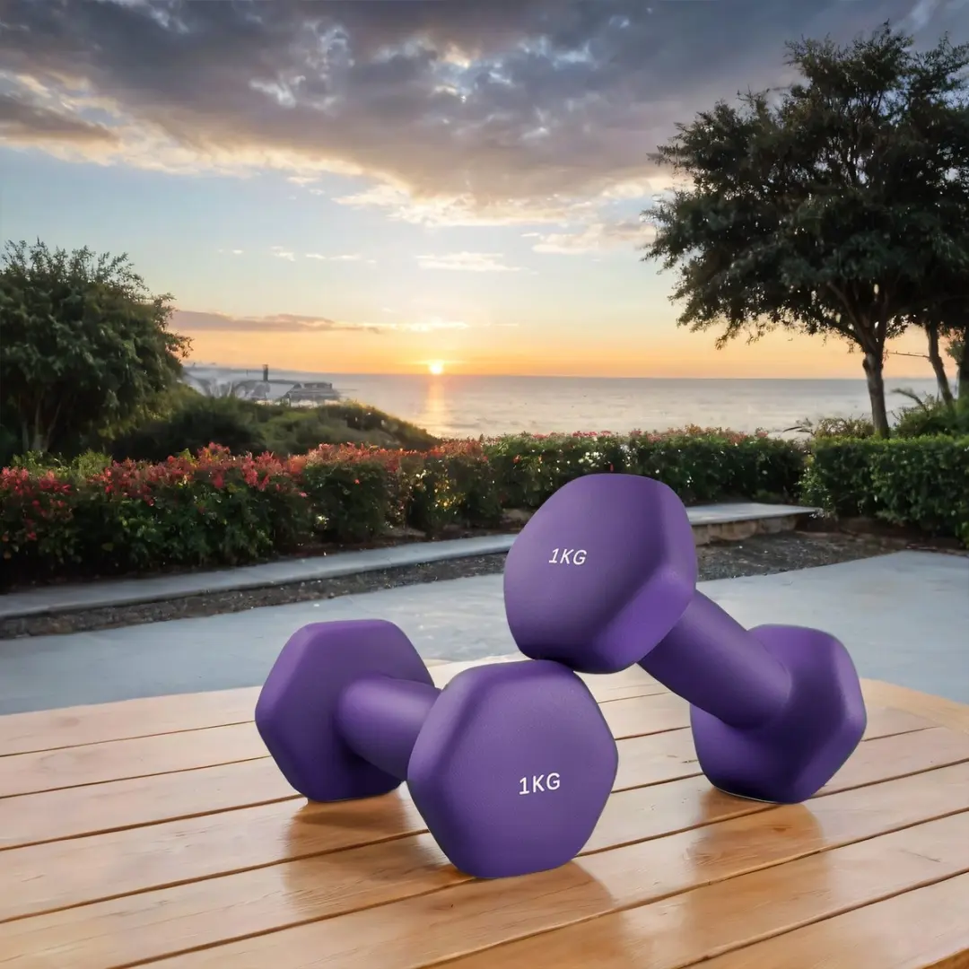 Songmics Zeshoekige Dumbbells 2 kg
