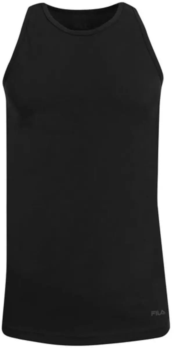 Fila Heren Man Tank Top Logo - Zwart S