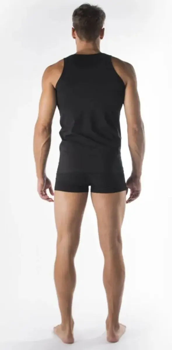 Fila Heren Man Tank Top Logo - Zwart S - afbeelding 6 van 6