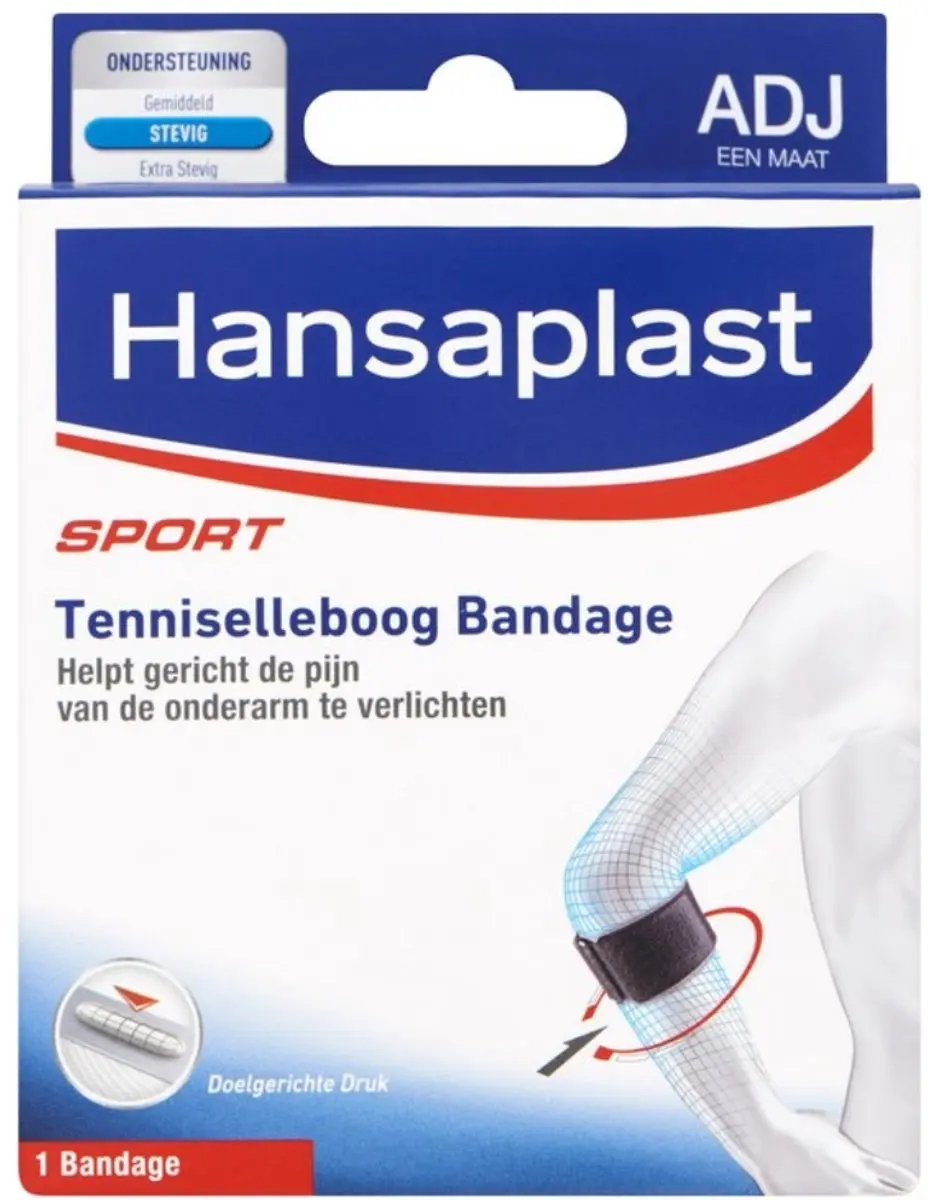 Hansaplast Sport Tenniselleboog Bandage - 2 Stuks - Zwart