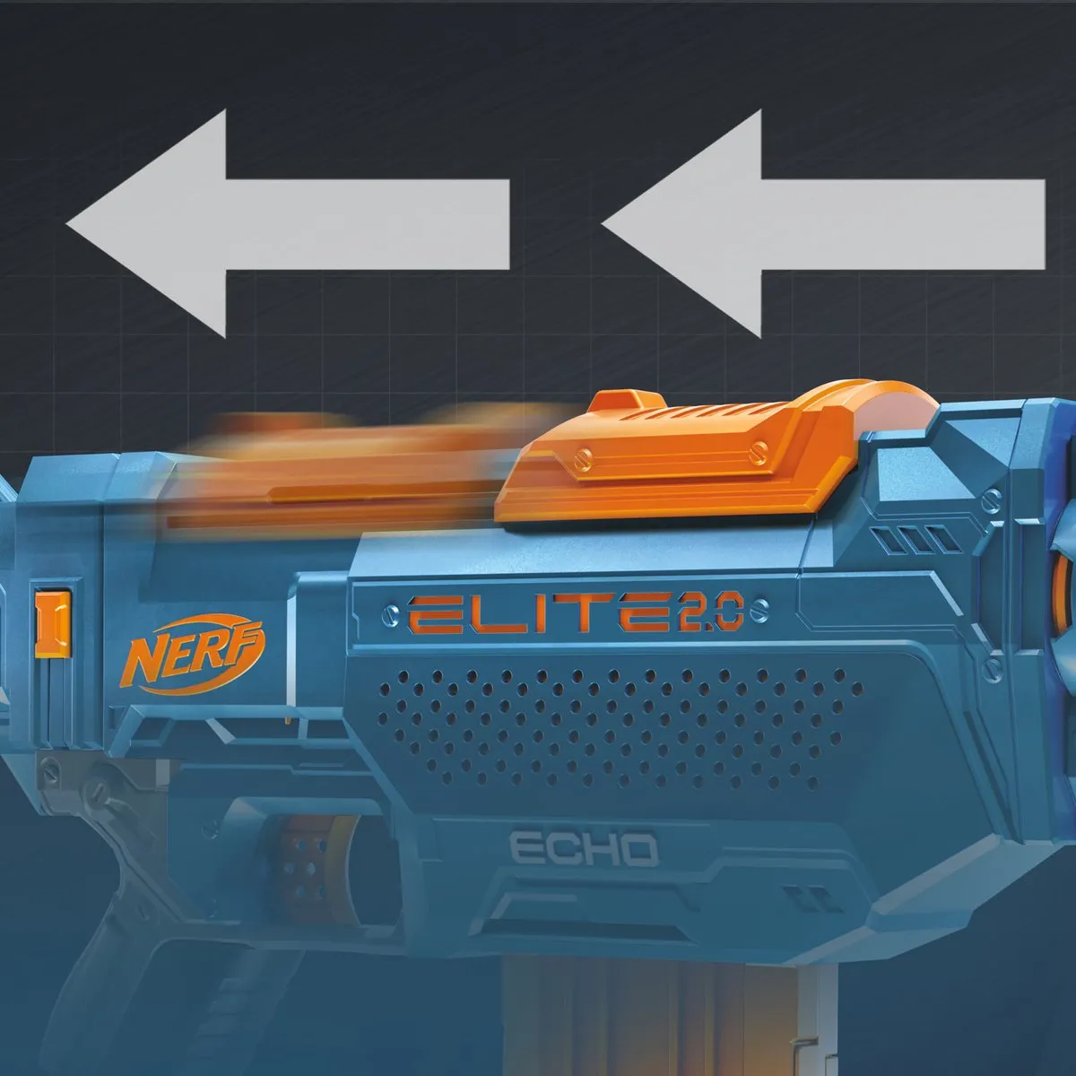 Nerf Elite 2.0 Echo CS E9533EU4 - Blauw/Oranje
