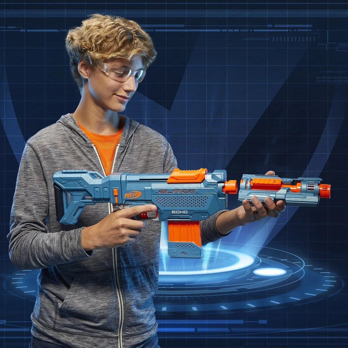 Nerf Elite 2.0 Echo CS E9533EU4 - Blauw/Oranje