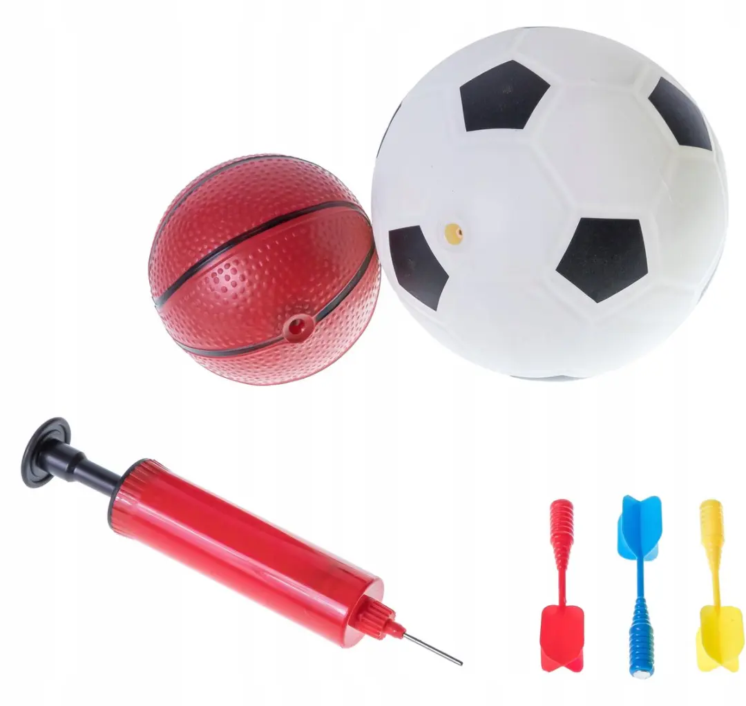 BK 3-in-1 Sportset Voetbaldoel Basketbalring Dartspel