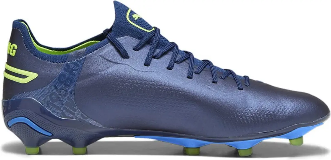 PUMA King Ultimate FG/AG Voetbalschoenen - Blauw - 44