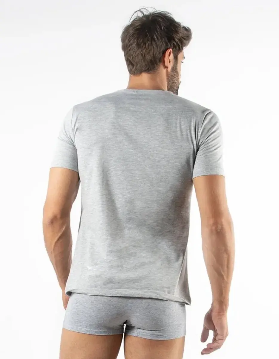 Fila Heren T-shirt Regular Fit - Grijs L