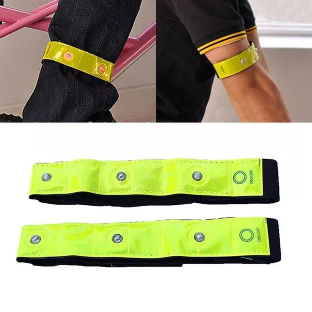 XQMax Reflecterende Sport Armband - Neon LED Licht