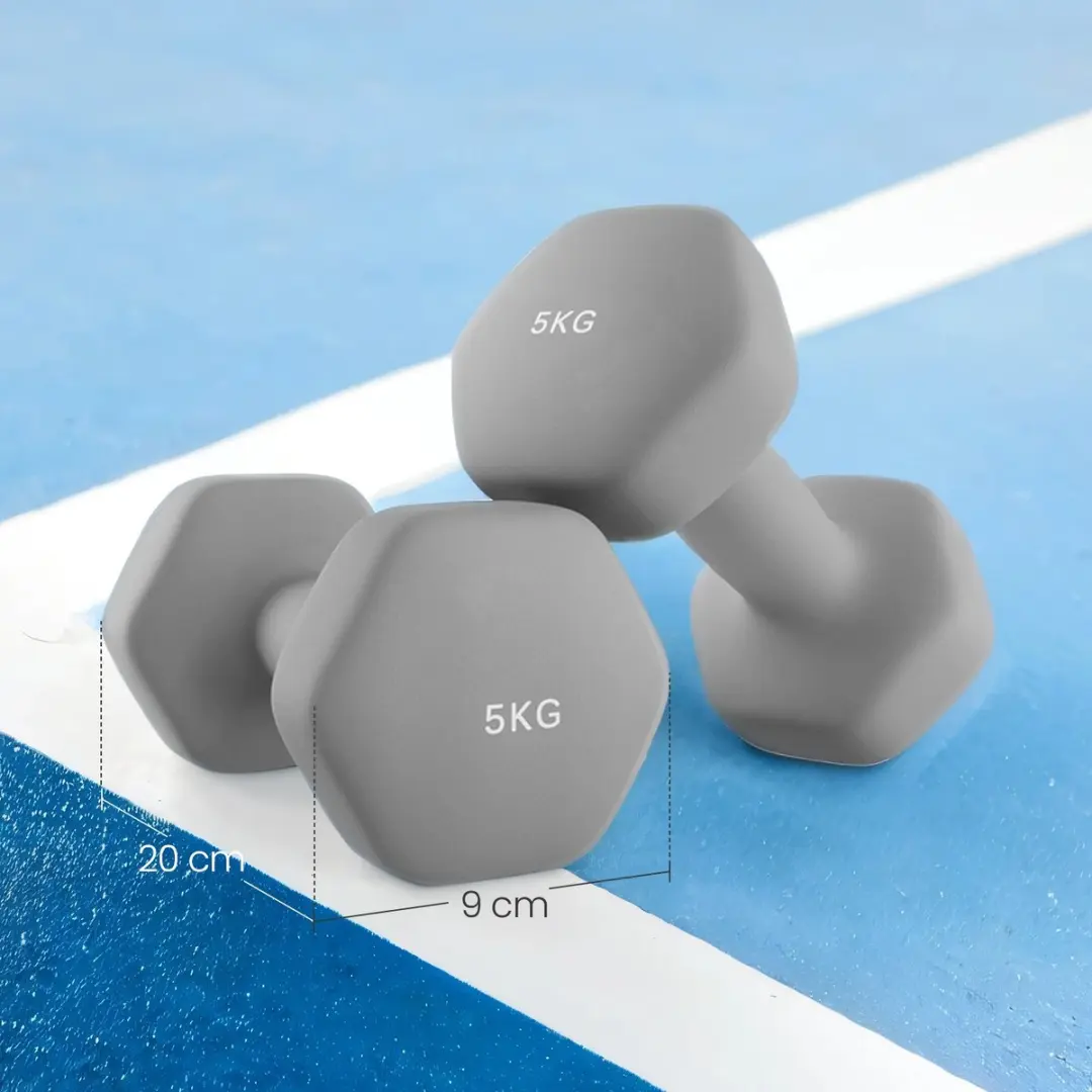 Songmics Zeshoekige Dumbbells 2x2kg