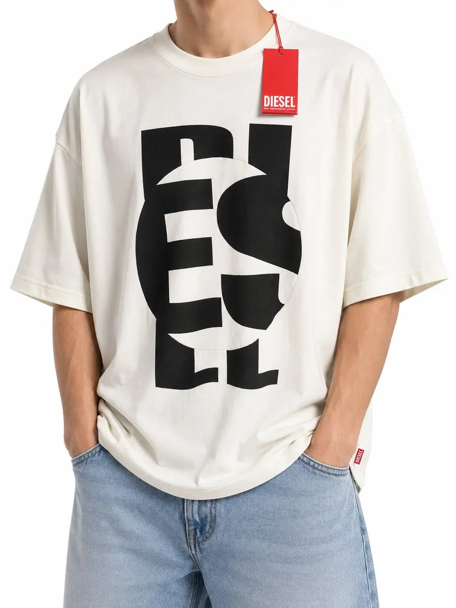 Diesel T-Box-Circle Heren T-shirt