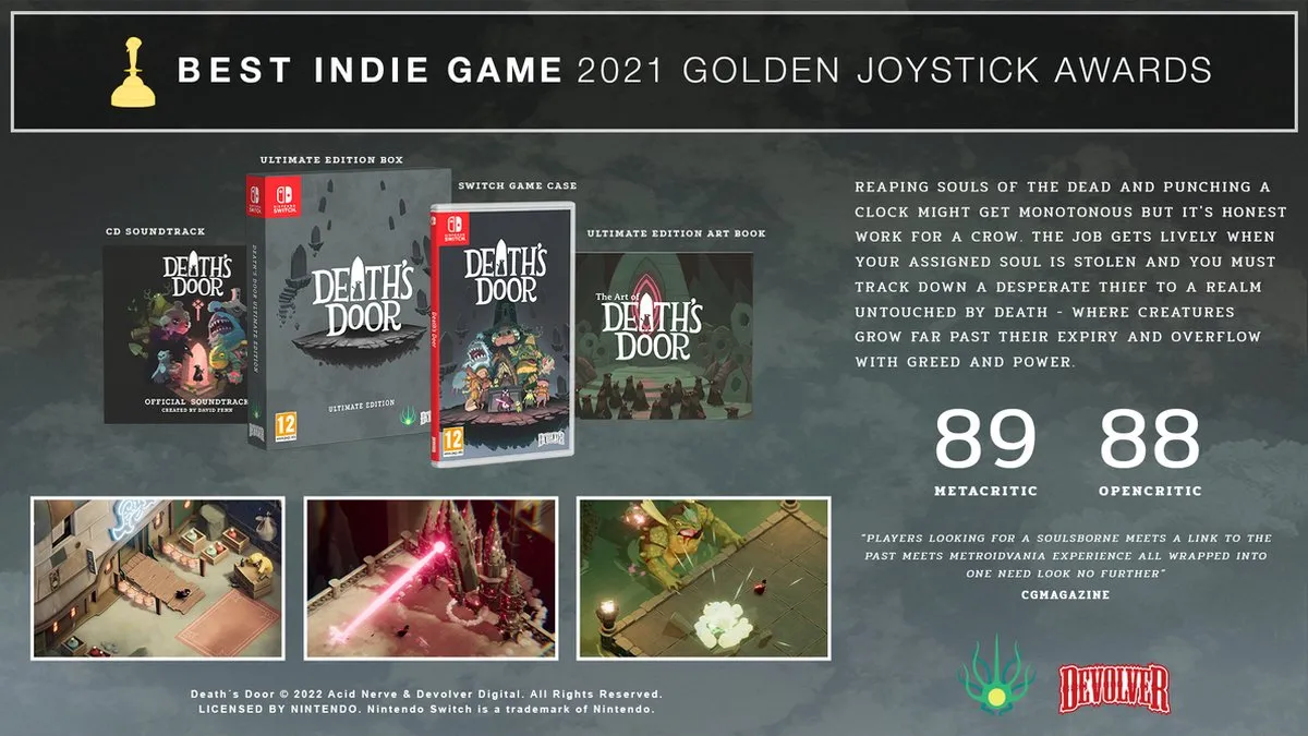 Mindscape Death's Door Ultimate Edition - Switch