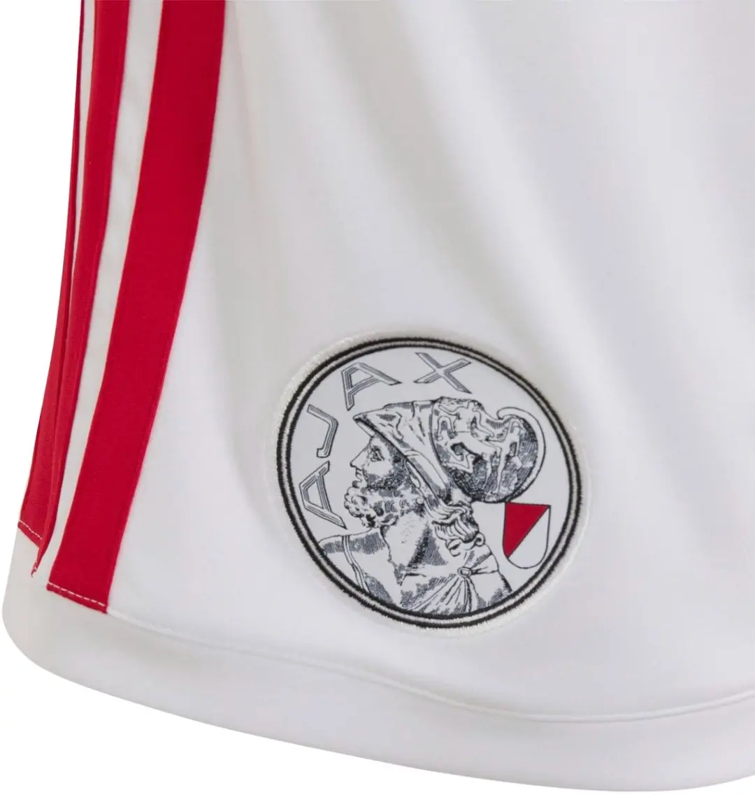 adidas Ajax Thuis Short 26/27 Junior 140 - KC1662 - Wit/Rood