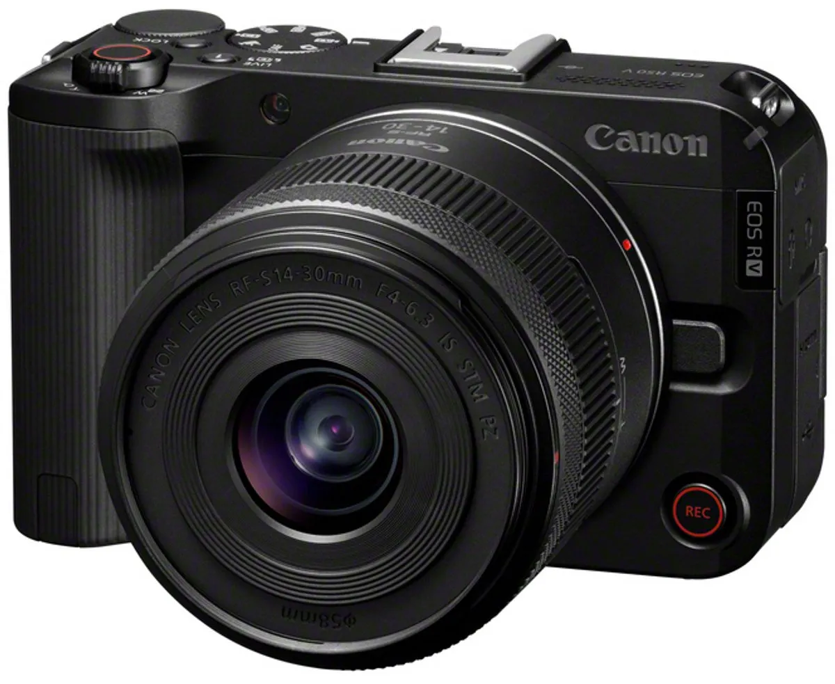 Canon EOS R50 V RF-S 14-30mm F4-6.3 IS STM PZ - Systeemcamera - 4K - Zwart